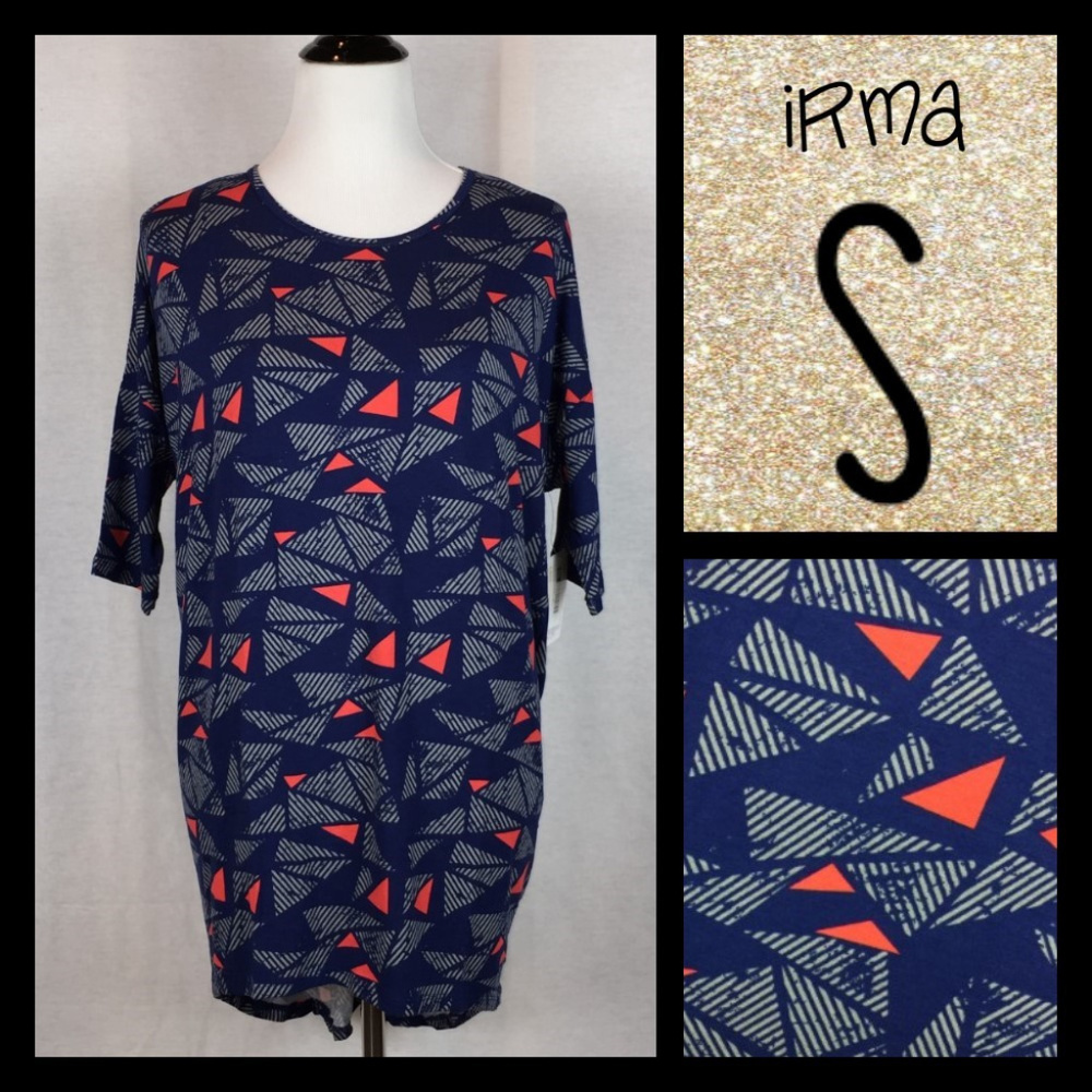 NWT LuLaRoe Irma Tunic - Geometric - S